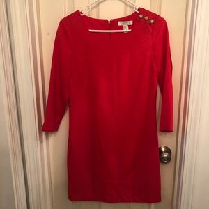 FOREVER 21 women’s sheath dress-salmon colored